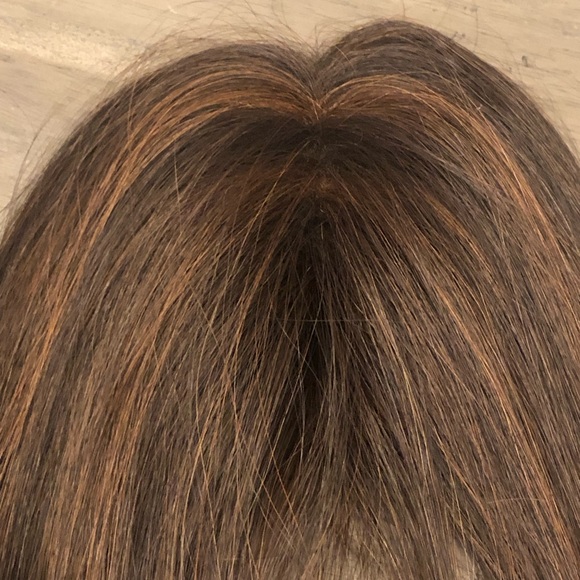 Jon Renau 12inch  356 easiPart Hair Topper 
FS4/33/30A MIDNIGHT COCOA - Picture 4 of 12